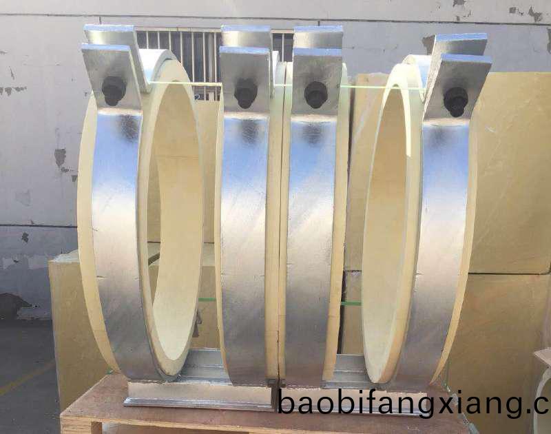 保温可滑动管夹支座